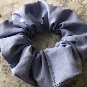 Periwinkle solid hair scrunchie VSCO girl Elastic